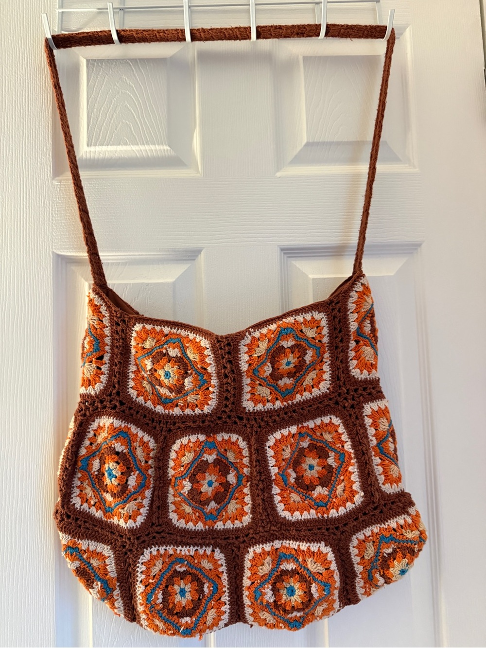 *Great Condition* FREE PEOPLE Catch Me Crochet Hobo Cross Body Bag Tote Purse